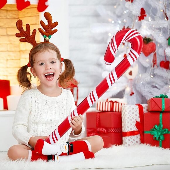 NEW Set of 6 Inflatable Christmas Candy Canes (35 Inches) Christmas Decorations - Picture 5 of 9